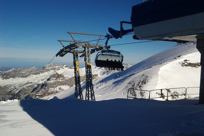 Alpine Majesty:Exclusive Private Tour to Mount Titlis from Luzern - Ice Flyer chair lift over the glacier: a shorter ride with a big payoff