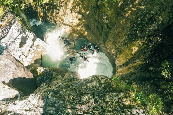Canyoning Interlaken with OUTDOOR - Gear up fast: helmet, harness, life jacket, plus wetsuit warmth