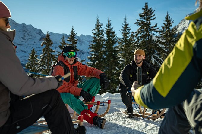 Day Sledding in Interlaken - How guides keep it fun for kids and adults