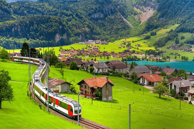 Exclusive Panoramic Train Journey though the Heart of Swiss - Lauterbrunnen and Staubach Falls: The Valley Moment