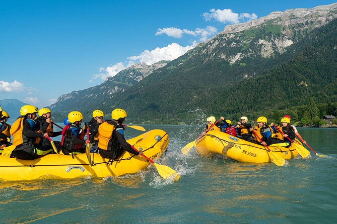 Family Rafting - Lütschine River rafting from Interlaken, with Lake Brienz as your calm finish