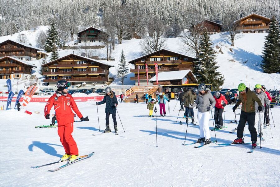 From Interlaken: 8-Hour Skiing in Grindelwald for Beginner's - Your first real skiing day: what you practice on the Bodmi slopes