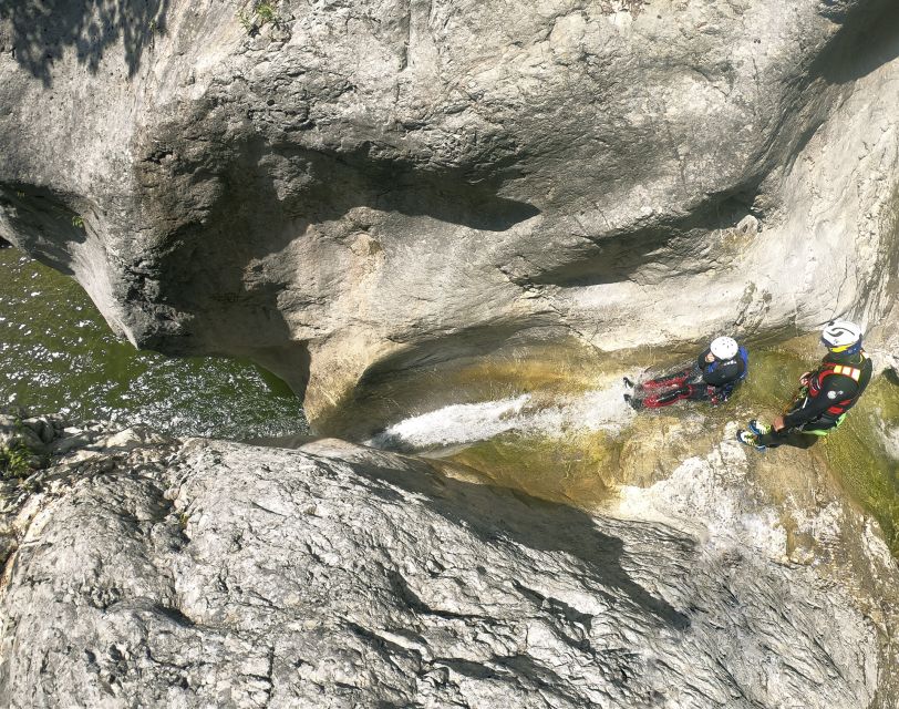 From Interlaken: Canyoning Chli Schliere - Guides in English and German, and Why Their Coaching Matters