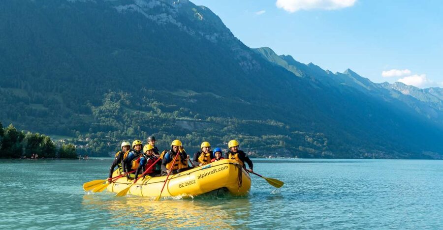 From Interlaken: Family Rafting - Lower Lütschine Rafting: Gentle Waves, Real Family Fun
