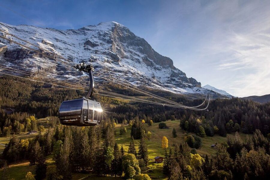 From Interlaken: Guided Tour to Jungfraujoch - Top of Europe - Grindelwald Terminal to Eigergletscher Station, The Scenic Lift-Up Start