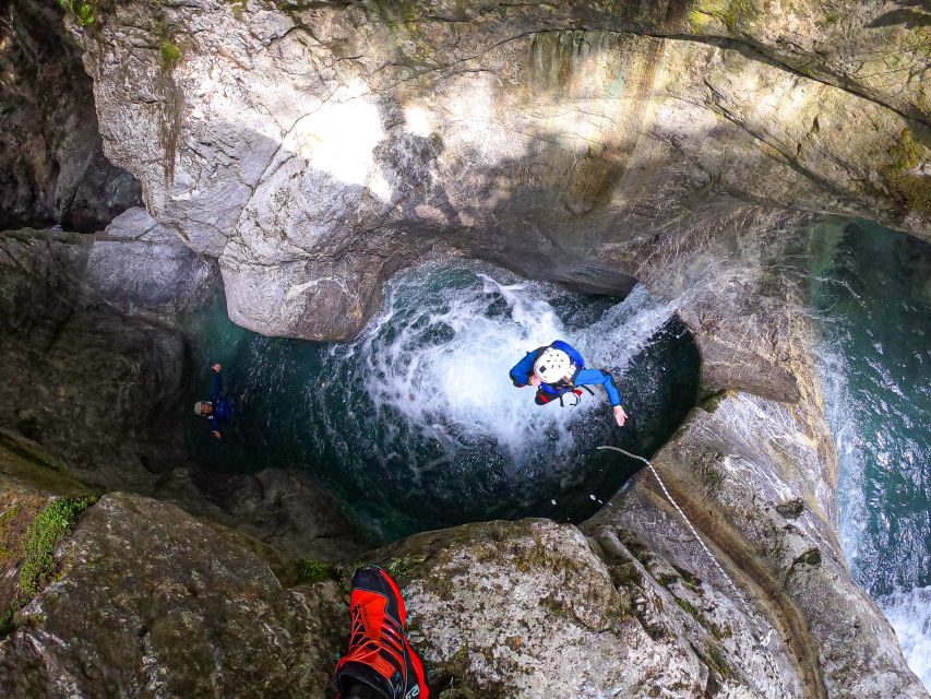 From Interlaken: Local Canyoning Trip - From New OUTDOOR Base Wilderswil to the Canyon in Minutes
