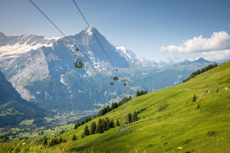 From Zurich: Grindelwald First Cable Car & Interlaken - Riding the First Cable Car for Eiger and Wetterhorn Views
