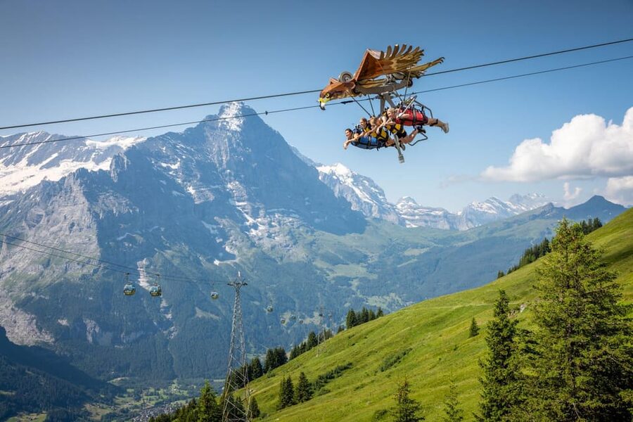 From Zurich: Grindelwald First Cable Car & Interlaken - The Scenic Bus Ride Out of Zurich (With Stefanos-Level Help)