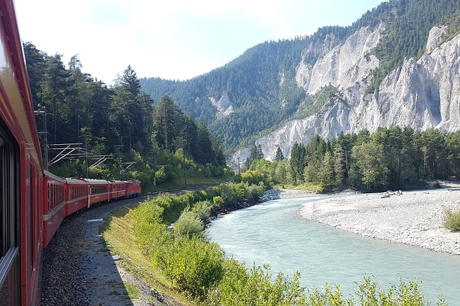 Glacier Express Panoramic Train Round Trip in one Day Private Tour from Luzern - Disentis in the Surselva: a quick pause with monastery vibes
