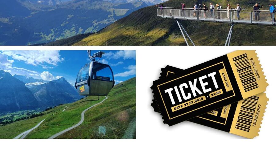 Grindelwald First: Cable Car Ticket with Cliff Walk - Cable car to First: quick access to high views