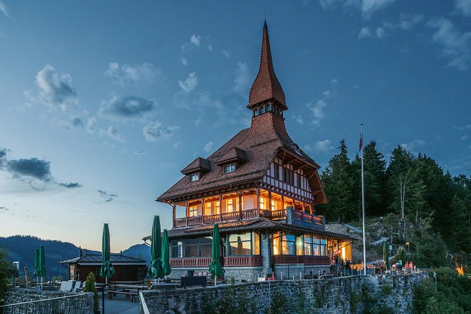 Harder Kulm - Top of Interlaken - Cable Car Ticket - The Restaurant, Fondue, And A Castle-Like Break From Views