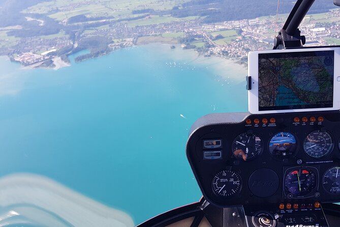 Helicopter tour to the Stockhorn mountain, with great view to the Swiss Alps - Belp Berg farms and a flyover toward Bern, Federal Parliament and the old-town church