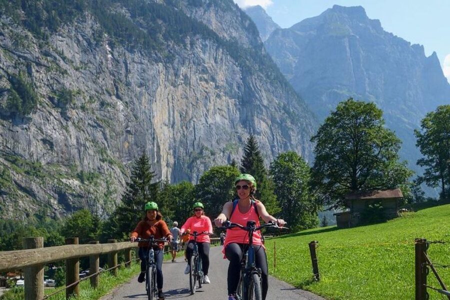 Interlaken: 72 Waterfalls Valley & Lauterbrunnen E-Bike Tour - Lauterbrunnen Village Time: Getting to the Heart of the Waterfall Town