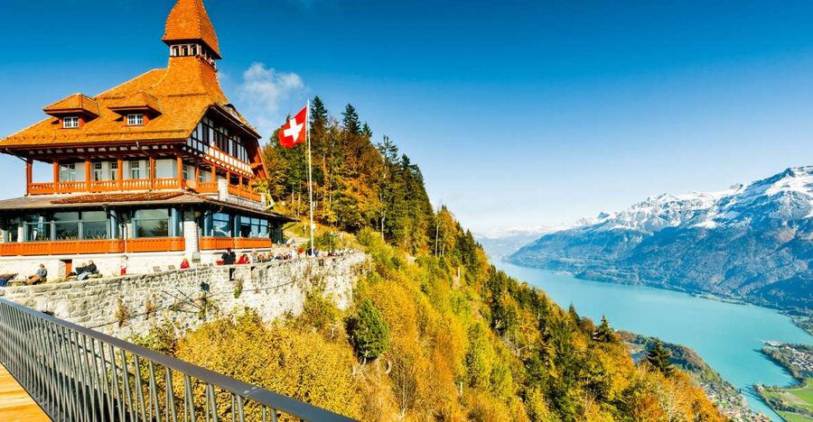 Interlaken: Funicular Ticket to Harder Kulm - From Interlaken to Harder Kulm: the simple route that saves time