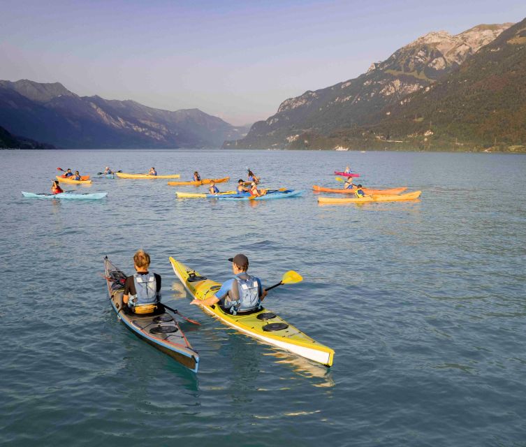 Interlaken: Kayak Tour of the Turquoise Lake Brienz - Coaching that works for beginners, and still helps experienced paddlers