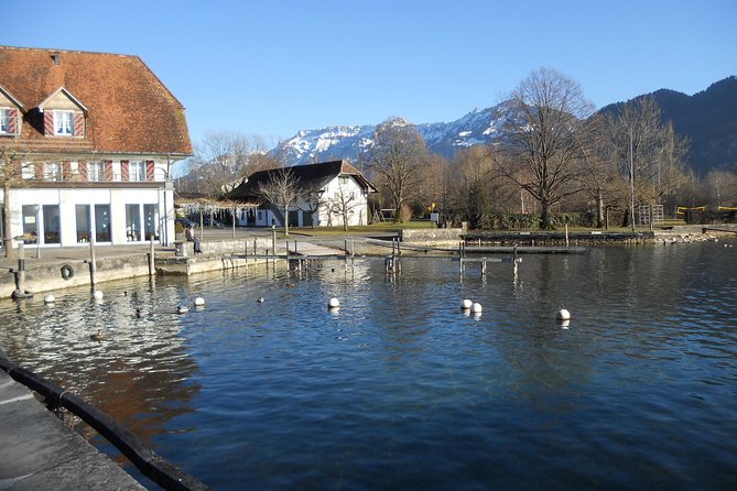 Interlaken Private Tour: Mountains Cows, Thun Lake, and Brienz Lake - Lake Brienz in Bönigen: the nine-mile-long lake from a viewpoint
