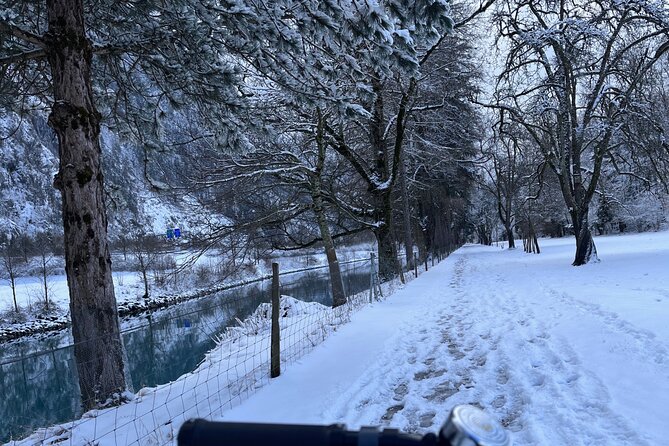 Interlaken Valley Winter E-Bike Tour: Rivers, Lakes & Castles - Unterseen old town and Schaalbrücke: quick history and famous views