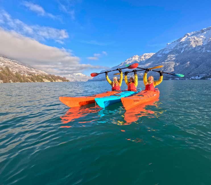 Interlaken: Winter Kayak Tour on Lake Brienz - Quick hits you will feel on the water