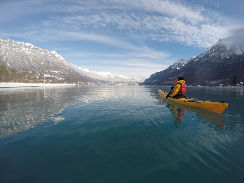 Interlaken: Winter Kayak Tour on Lake Brienz - Paddling effort: you will work, but you should not feel rushed