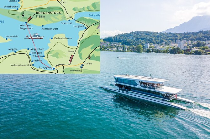 Lake Lucerne 1-Hour Catamaran Cruise - The round-trip to Kehrsiten-Bürgenstock: what to expect on the water