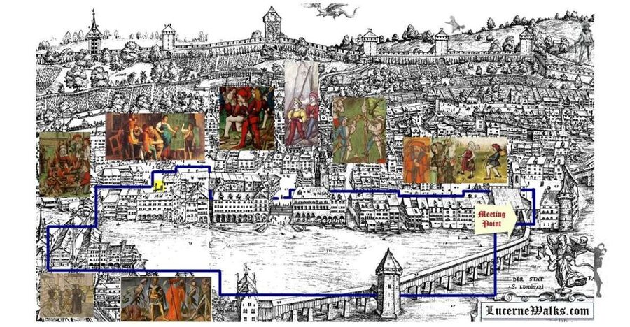 Lucerne: 1-Hour Historical Tour with Night Watchman - Wine Market, Linden Tree, and Swiss Art of War