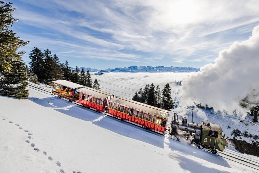 Lucerne: Boat Trip, Mount Rigi Train, & Mineral Baths Ticket - A Swiss Day of Lake, Summit Views, and Soak Time