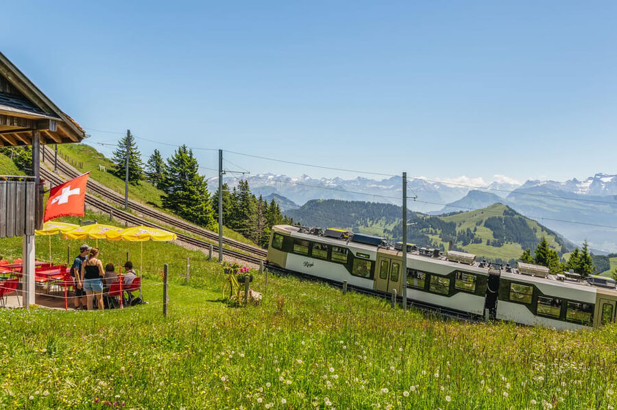 Lucerne: Boat Trip, Mount Rigi Train, & Mineral Baths Ticket - Starting at Lucerne Landungssteg 1, Right by the Action