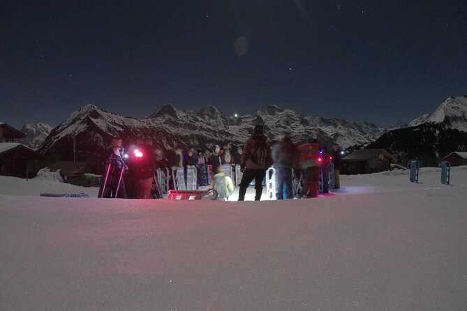 Night Sledding with Fondue - Dinner with fondue vibes: the Swiss winter meal and 1 drink