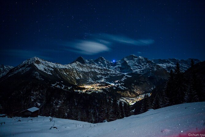 Night Sledding with Fondue - One hour on the moonlit sled run through winter terrain