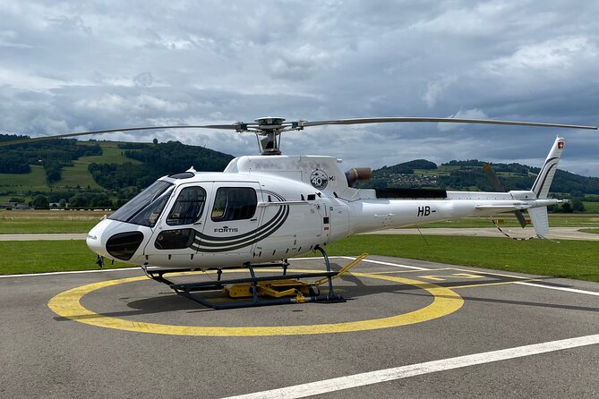 Private helicopter tour to the Swiss Alps - see the Eiger, Monch and Jungfrau - Piz-Gloria, the James Bond 007 Connection, and the Cable Train View