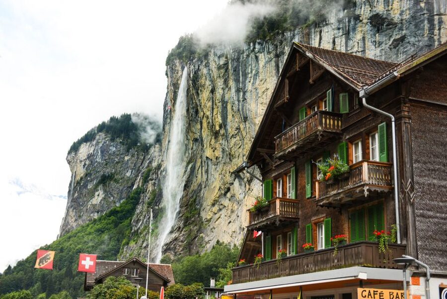 Private Tour from Zurich to Jungfraujoch - The Top of Europe - Lauterbrunnen on the descent: 72 waterfalls and Alpine meadows