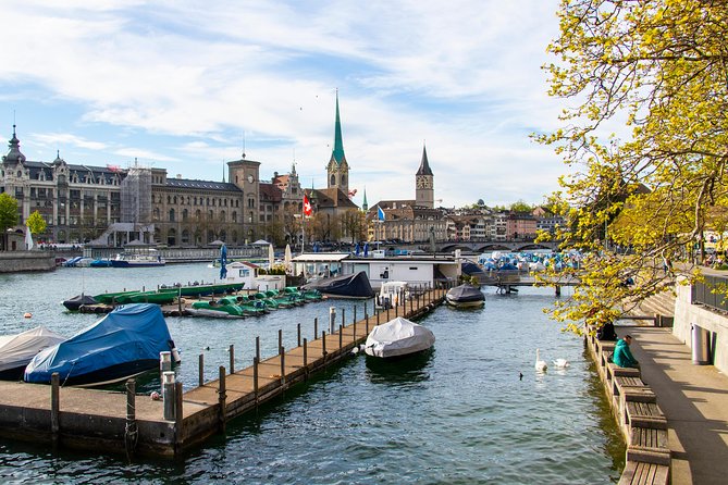 Private Tour of Zurich in 60 minutes with a Local - Stop 2: a calm historic church by the water with monastic roots