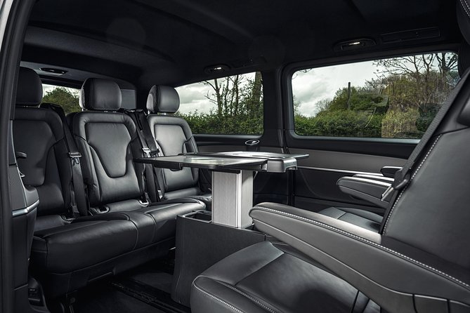 Private Transfer: Lucerne to Zurich Airport ZRH by Luxury Van - The Mercedes Van Setup: Comfort, Safety, and Back Seat Only