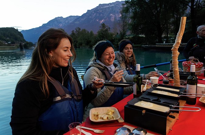 Raclette Rafting in Interlaken - Ropes Park Interlaken and how the raft dinner setup works