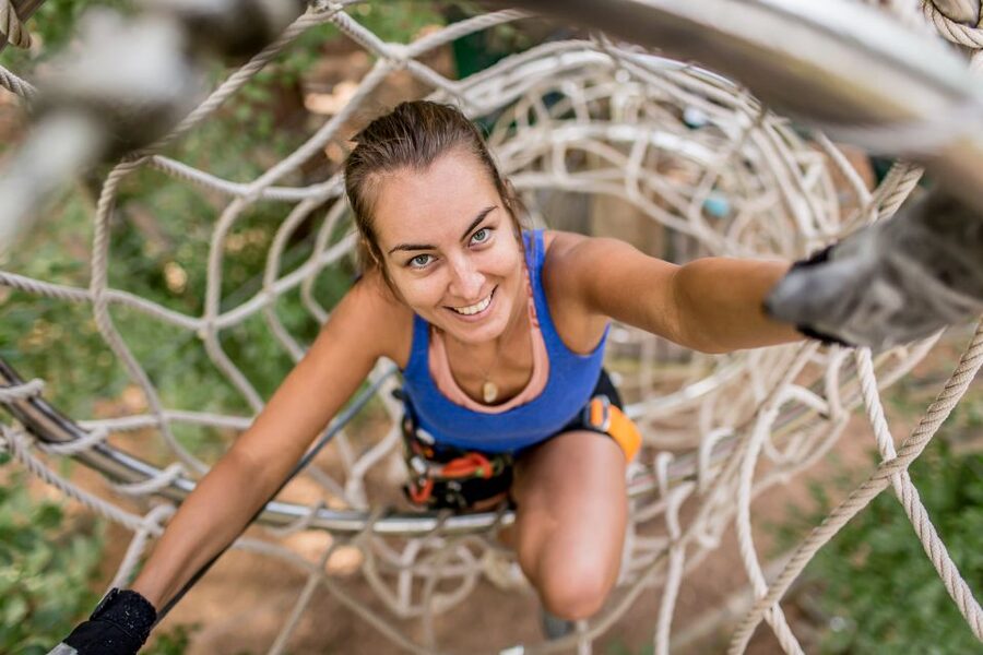 Rope Park Interlaken: Climbing Adventure with Entry Ticket - Wooden bridges and rope tasks, where the skill comes in