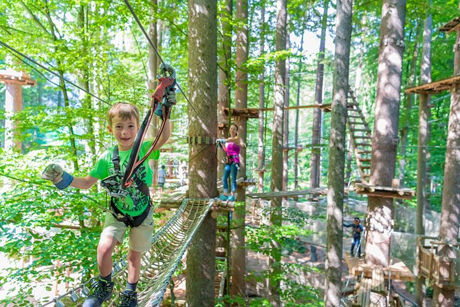 Ropes Park Interlaken - Price and value: about $59.28 for 2.5 to 3 hours of action