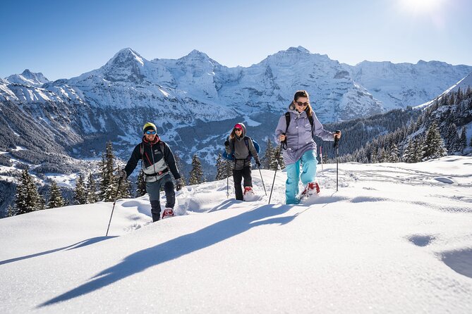 Snowshoe Adventure in the Swiss Alps - Getting Started at OUTDOOR Base in Wilderswil