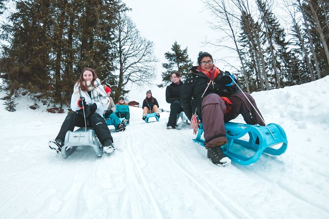 Winter Alpine Adventure - Sledding to Isenfluh: the part you remember later