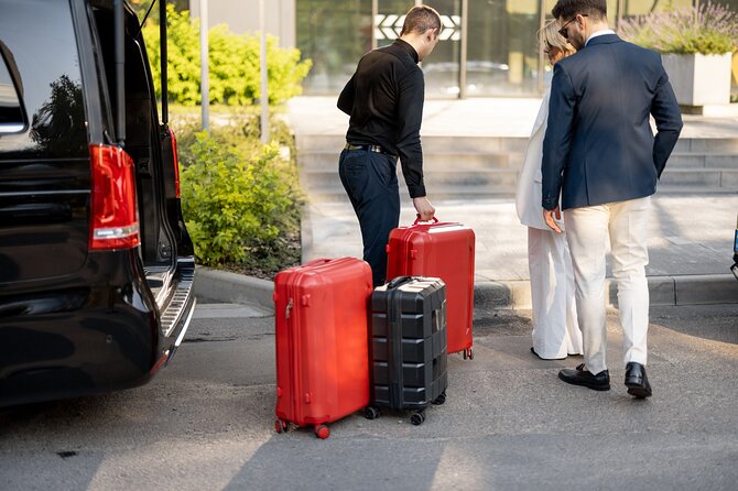 Zurich Airport Stress-Free Private Transfer - The Pickup Scene at Zurich Airport Terminal Exit