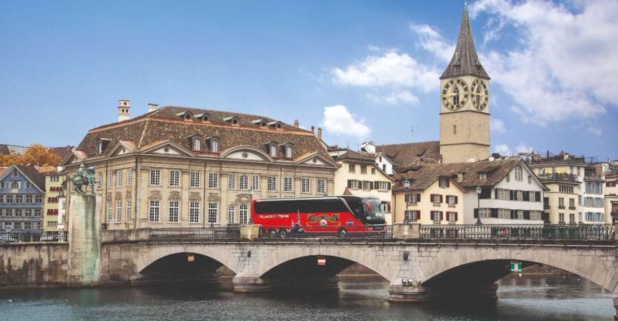 Zurich: City Top Attractions Tour by Bus with Audio Guide - Bahnhofstrasse and the Banking Center: Zurich at Its Most Classic