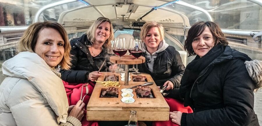Zurich: Hot Stone Barbecue eTukTuk Tour - Zurich Old Town and Limmat views from three wheels