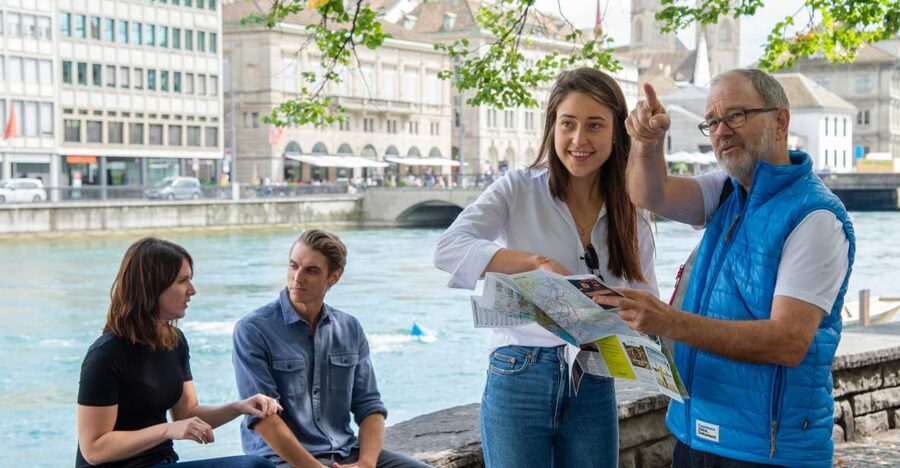 Zurich Old Town Walking Tour: 2-Hours - St. Peter’s and the Great Minster: Church Towers as Landmarks